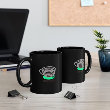 Black Coffee Mug - Stylish Render Roast Design, Gift for Coffee Lovers, Unique Kitchen Decor, Perfect for Holidays, Cozy Mornings, [...] - Image 4