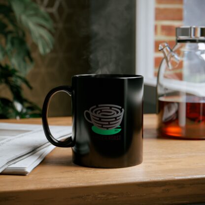 Black Coffee Mug - Stylish Render Roast Design, Gift for Coffee Lovers, Unique Kitchen Decor, Perfect for Holidays, Cozy Mornings, [...] - Image 5