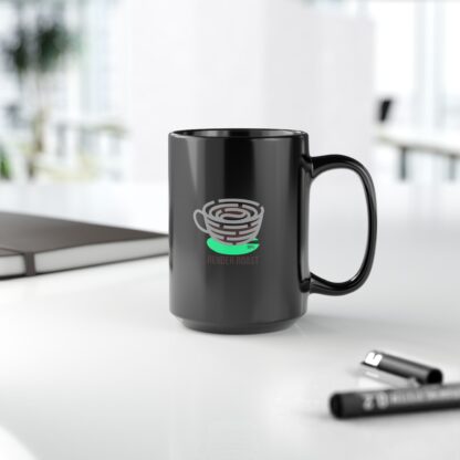 Black Coffee Mug - Stylish Render Roast Design, Gift for Coffee Lovers, Unique Kitchen Decor, Perfect for Holidays, Cozy Mornings, [...] - Image 10